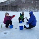 ⛺じゅんさい沼わかさぎ好調⛺